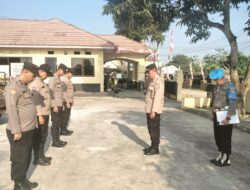 Polsek Pabuaran Polresta Serkot Melakukan Apel pagi