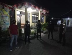 Polsek Taktakan Polresta Serkot Jaga Kewaspadaan Dengan Melakukan Sispam Mako Malam