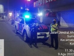 Ini Cara Mengatasi Kejahatan Jalanan, Satlantas Polresta Serkot Lakukan Patroli Malam Guna Mencegah Balap Liar