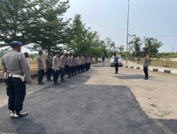 Polsek Cipocok Jaya Polresta Serkot Pengamanan Unjuk Rasa Di Kantor DPRD Kota Serang