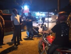 Kanit Reskrim Polsek Serang Polresta Serang Pimpin Patroli Malam Cegah Aksi Tawuran