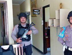 Untuk Mengantisipasi Ancaman Personel Polsek Pabuaran Polresta Serkot Gelar Pengamanan Markas