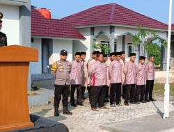 Polsek Walantaka Polresta Serkot Ikuti Upacara HUT RI 2022 di Pondok Pesantren Sabilurrahman