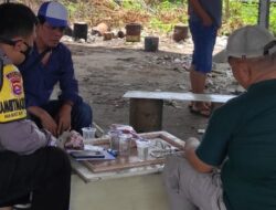 Patroli Dialogis dengan Pemuda Kelurahan Drangong oleh Polsek Taktakan Polresta Serkot