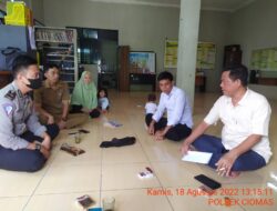 Bhabinkamtibmas Polsek Ciomas Polresta Serkot Patroli Siang Desa Binaan