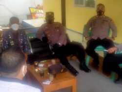 Anggota Polsek Kramatwatu Polresta Serkot Gelar Anjangsana Ke Kantor Kecamatan Kramatwatu