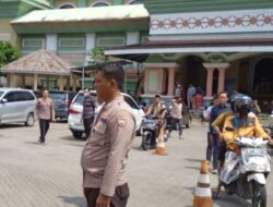 Gelar Pengamanan Saat Salat Jumat oleh Polsek Curug Polresta Serang Kota