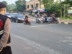 Cegah Kepadatan Arus Lalulintas, Personil Polsek Curug Polresta Serkot Gelar Gatur Pagi