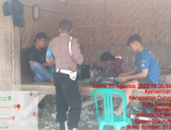 Tekan Angka Kejahatan, Personel Polsek Curug Polresta Serkot Laksanakan Patroli