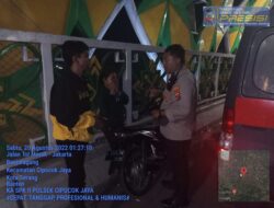 Cegah Gangguan Kamtibmas dan Penyakit Masyarakat oleh Anggota Polsek Cipocok Jaya Polresta Serkot di Jembatan Bogeg