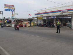 Personil Polsek Taktakan Polresta Serkot Laksanakan Gatur Demi Kelancaran Lalulintas 