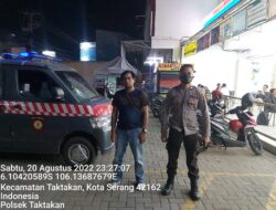 Antisipasi Kejahatan di Waralaba, Anggota Piket Polsek Taktakan Polresta Serkot Patroli Dialogis 
