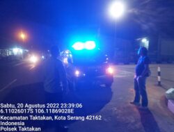 Polsek Taktakan Polresta Serkot Rutin Patroli Wilayah Untuk Cegah Gangguan Kamtibmas