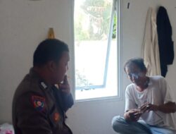 Bhabinkamtibmas Polsek Kramatwatu Polresta Serkot sambang Desa Lebakawana