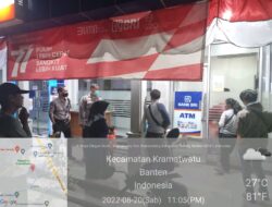 Polsek Kramatwatu Polresta Serkot Patroli Perbankan Pada Wilayah Hukum Untuk Menjaga Agar Tetap Kondusif