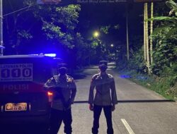 Polsek Ciomas Polresta Serkot Melaksanakan Patroli Mobile Jalur Perbatasan Cegah Balapan Liar