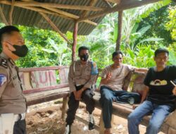 Kanit Provos Polsek Ciomas Polresta Serkot Sampaikan Pesan Kamtibmas Dan Prokes