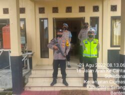 Polsek Ciomas Polresta Serkot Lakukan Sispam Mako Pagi