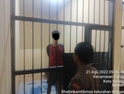 Anggota Piket Polsek Curug Cek Tahanan dan Ruang Tahanan Serta Antisipasi Tahanan Melarikan Diri