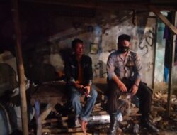 Bhabinkamtibmas Polsek Walantaka Polresta Serkot Sapa Warga dalam Sampaikan Amanat