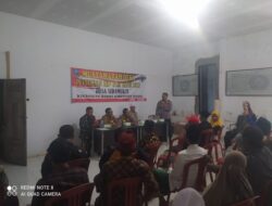 Kegiatan Musdes RKPDes 2023 Desa Sidamukti Dihadiri Bhabin Polsek Baros Polresta Serkot