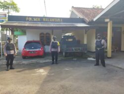 Menjaga keamanan dan Kenyamanan Mako Polsek Walantaka Laksanakan sispam Mako.