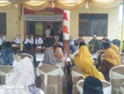 Anggota Polsek Waringinkurung Hadiri Acara Doa Bersama PRA TMMD Ke-115 Kodim 0602 Serang TMMD Di Kantor Desa Telaga Luhur