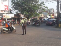 Gelar Gatur Pagi Personel Polsek Serang Polres Serkot Urai Kemacetan