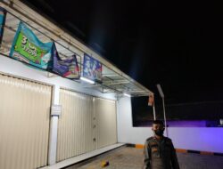 Polsek Kontrol Minimarket Cegah Pencurian Malam Hari