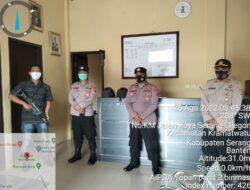 Polsek Kramatwatu Polresta Serkot Gelar Sispam Mako atau Sistem Pengamanan Markas Komando