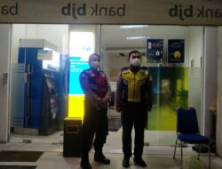 Patroli Malam di Bank BJB Unit Sudirman Oleh Personel Polsek Serang Polresta Serkot