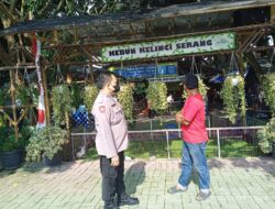 Anggota Piket Patroli Polsek Cipocok Jaya Patroli Ketempat Wisata Kebun Binatang