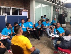 Personel Polsek Serang Polresta Serkot Monitoring Giat PPKMB Universitas Primagraha