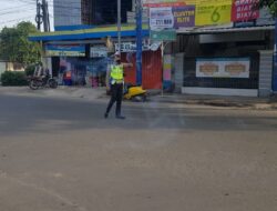 Kamseltibcar Pagi di Simpang Cilame oleh Anggota Polsek Serang Polresta Serkot