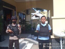Polsek Pabuaran Polresta Serkot Laksanakan Sispam Mako Antisipasi Gangguan Keamanan Mako