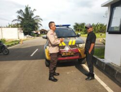 Anggota Polsek Pabuaran Giatkan Patroli Perumahan Sindang heula Kecamatan Pabuaran Antisipasi Gangguan Kamtibmas