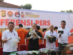 Polres Metro Tangerang Kota Berhasil Gagalkan Pengiriman 35 kg Ganja