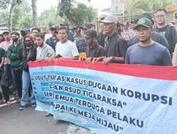 Ratusan Masyarakat Gelar Aksi Desak Kejari Kabupaten Tangerang Kasus RSUD Tigaraksa