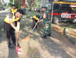 Bakti Sosial Polresta Bandara Soetta: Bersih-Bersih Masjid dan Distribusi 100 Paket Sembako