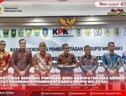 BUPATI NIAS BERSAMA PIMPINAN DPRD HADIRI RAKOR PEMBERANTASAN TIPIKOR