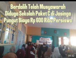 Berdalih Telah Musyawarah, Diduga Sekolah Paket C di Jasinga Pungut Biaya Rp 600 Ribu Persiswa