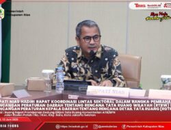 BUPATI NIAS IKUTI RAKOR LINTAS SEKTOR RTRW DAN RDTR DI KEMENTERIAN ATR/BPN
