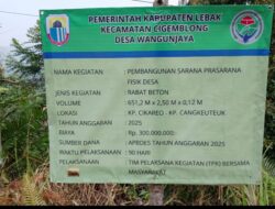 Sejumlah Masyarakat Desa Wangunjaya kp cangketek Keluhkan Pembangunan Jalan Rabat Beton Yang Diduga Di Kerjakan Asal Jadi (ASJAD)