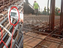 Perlu Dievaluasi, Pembangunan RKB SDN Caringin III Diduga Gunakan Besi Non SNI