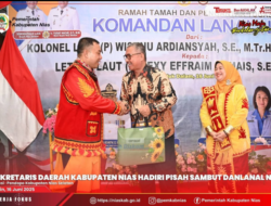 SEKRETARIS DAERAH KABUPATEN NIAS HADIRI PISAH SAMBUT DANLANAL NIAS