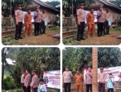 Sambut HUT Bhayangkara ke-79 Polsek Bojongmanik Polres Lebak Gelar Lomba Panjat Pinang Di Pelosok Desa