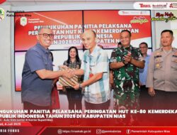 PENGUKUHAN PANITIA PELAKSANA PERINGATAN HUT KE-80 KEMERDEKAAN REPUBLIK INDONESIA TAHUN 2025 DI KABUPATEN NIAS