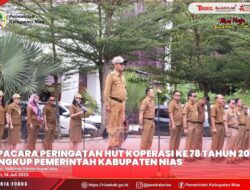 UPACARA PERINGATAN HARI KOPERASI KE-78 TAHUN 2025 DI LINGKUNGAN PEMKAB NIAS