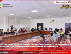 RAKOR SISTEM PEMERINTAHAN BERBASIS ELEKTRONIK (SPBE) DI LINGKUNGAN PEMKAB NIAS