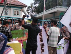 RPM dan PKN Kepung Kantor PLN UP3 Banten Selatan